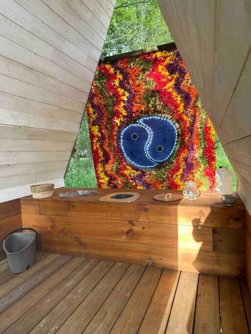 Cosy Cabane Boise Solaire, Balneo Bath Et Toilette Seche A La Ferme มีมีซ็อง ภายนอก รูปภาพ