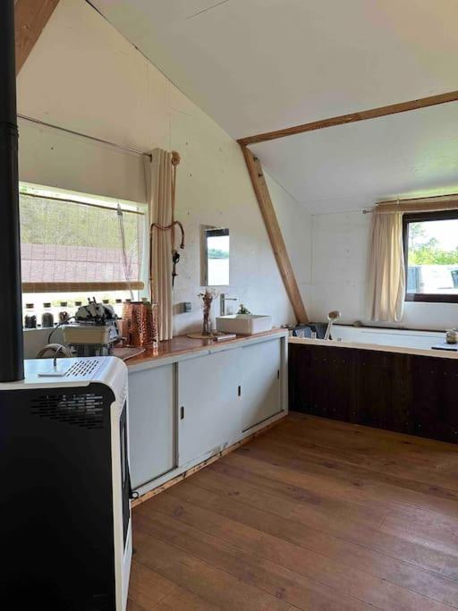 Cosy Cabane Boise Solaire, Balneo Bath Et Toilette Seche A La Ferme มีมีซ็อง ภายนอก รูปภาพ